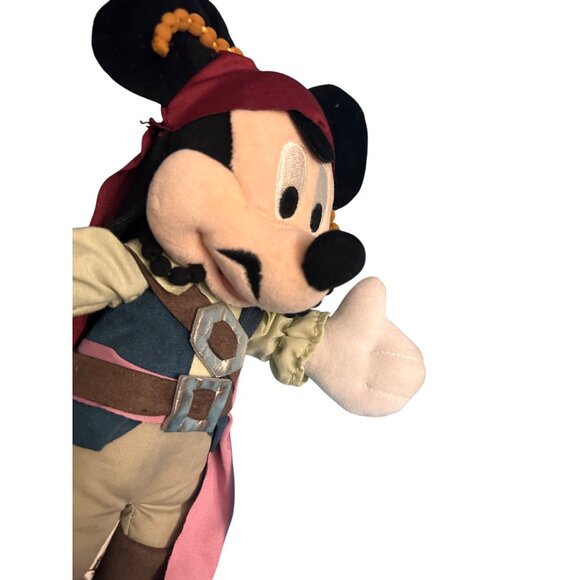 Disney Parks Mickey Mouse Pirate Jack Sparrow Plush Stuffed Toy - Picture 3 of 7